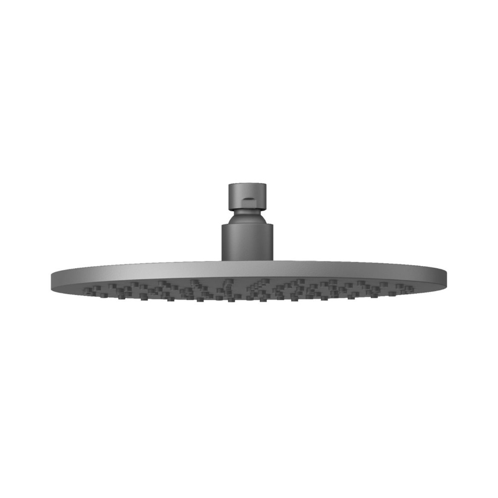 Product Cut out image of the Abacus Emotion Anthracite Round Fixed Shower Head