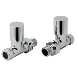 Cutout image of JTP Chrome Straight Radiator Valves