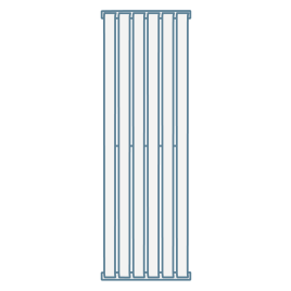 iconography image of a flat panel bathroom radiator