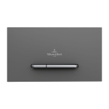 Cutout image of Villeroy & Boch ViConnect 300s Anthracite & Chrome Dual Flush Plate
