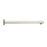 Product Cut out image of the Abacus Emotion Brushed Nickel Square 370mm Fixed Wall Shower Arm