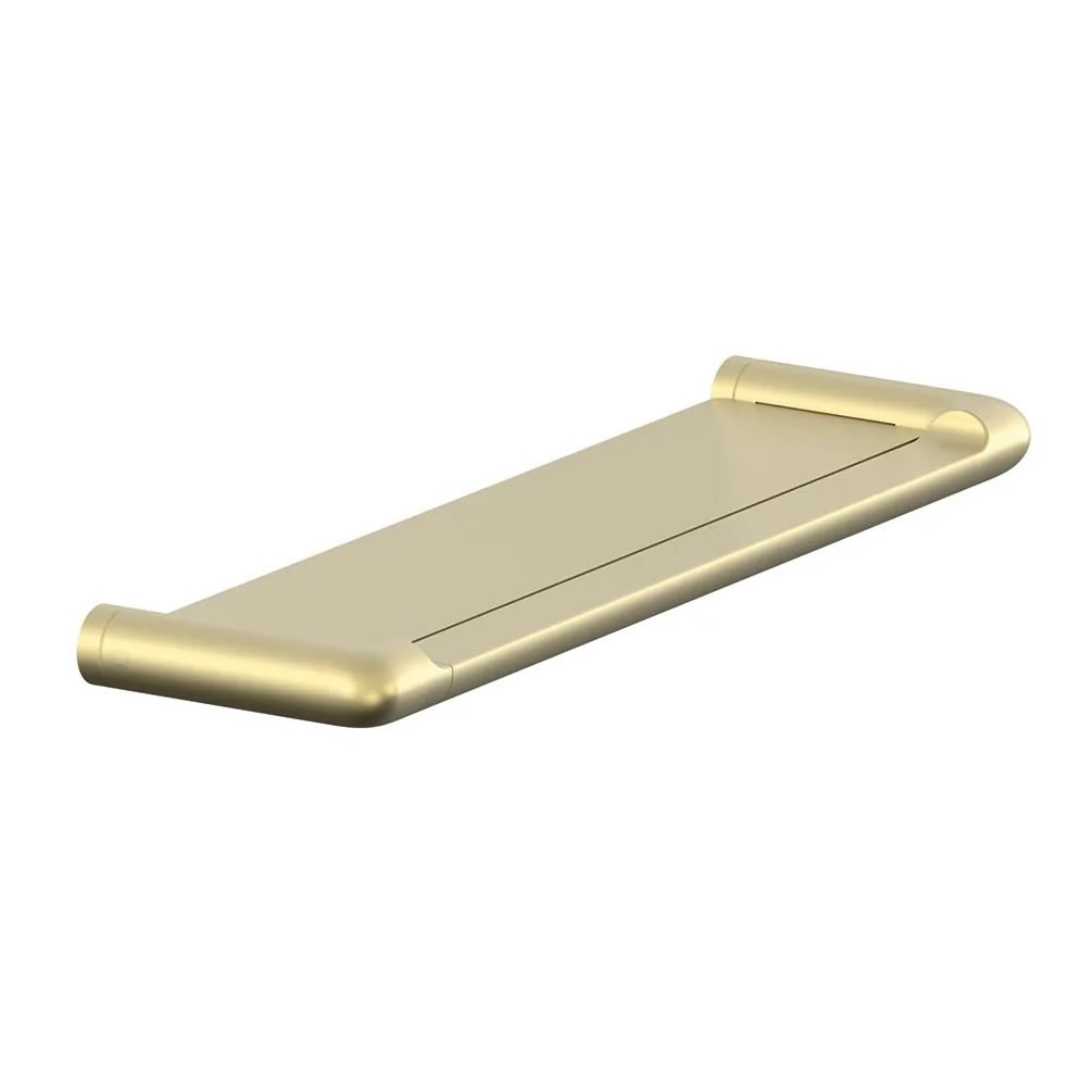 Vado Zoo Satin Brass 460mm Metal Shelf