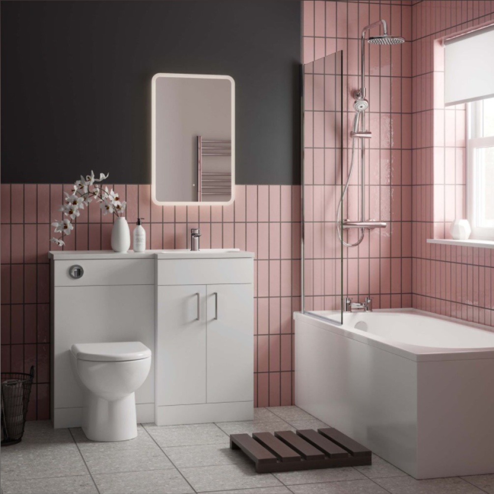 Tavistock Nexus 1100mm Gloss White Vanity Unit Set