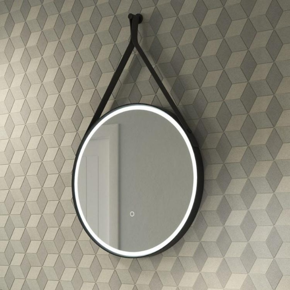 Close up product image of Sensio Nova Hanging TrioTone LED Mirror with Leather Strap SE30598T0/SE30698T0