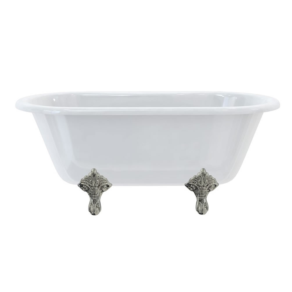 Burlington Windsor 1500mm Freestanding Bath With Brushed Nickel Feet