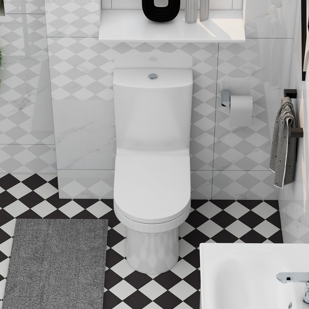 Imex Alma Rimless Closed Back Close Coupled Toilet Lifestyle 500