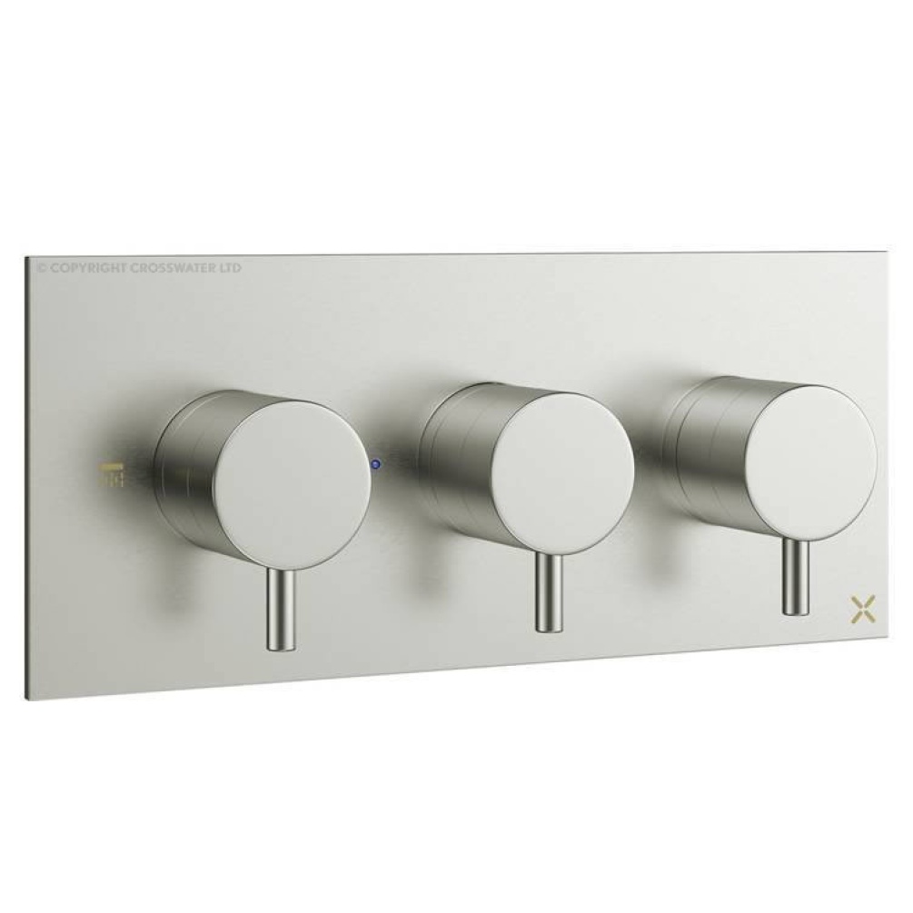 Crosswater Mike Pro Thermostatic Triple Landscape Shower Valve