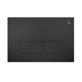 Crosswater MPRO Matt Black Dual Flush Plate