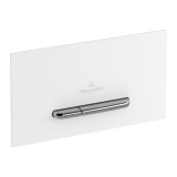 Cutout image of Villeroy & Boch ViConnect 300s White & Chrome Dual Flush Plate