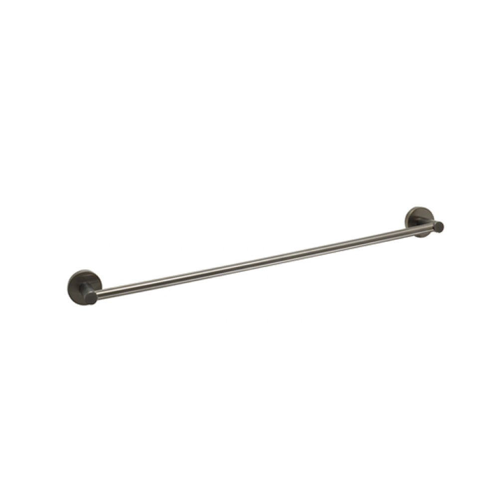 Product Cut out image of the JTP Vos Brushed Black 600mm Towel Rail