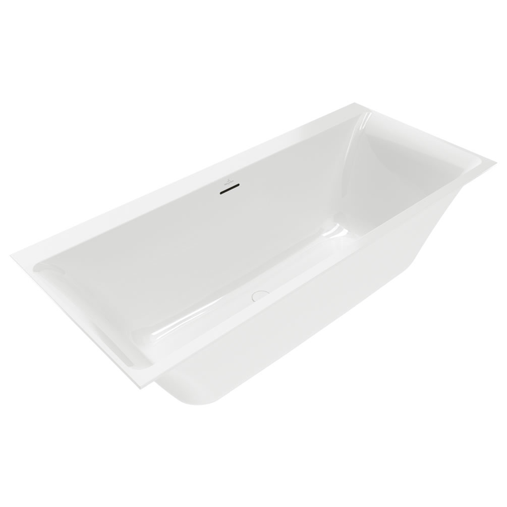 Cutout image of Villeroy & Boch Subway 3.0 1700 x 750mm Double-Ended SilentFlow Bath