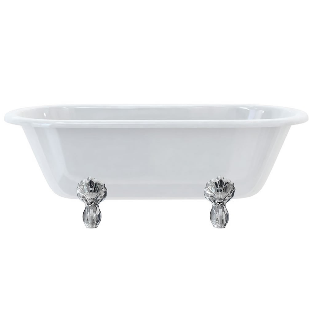 Burlington Windsor 1700mm Freestanding Bath With Luxury Chrome Claw Feet