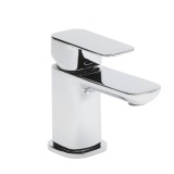 Tavistock Haze Chrome Mini Basin Mixer With Click Waste