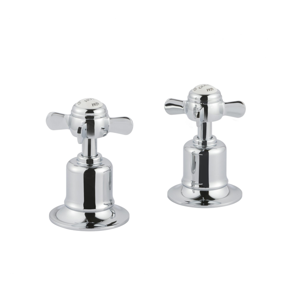 Photo of JTP Grosvenor Pinch Chrome Panel Valves - White Indices Cutout