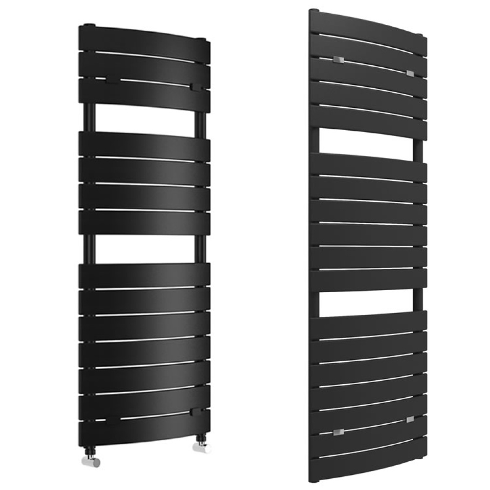 Cutout image of Lazzarini Venezia Anthracite Towel Radiator