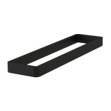 Cut out image of Vado Cameo Muse Matt Black Wall Mounted 450mm Towel Bar or Shelf Frame