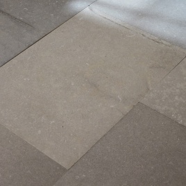 image of etched finished bathroom tile - ca pietra corfe limestone etched finish tile