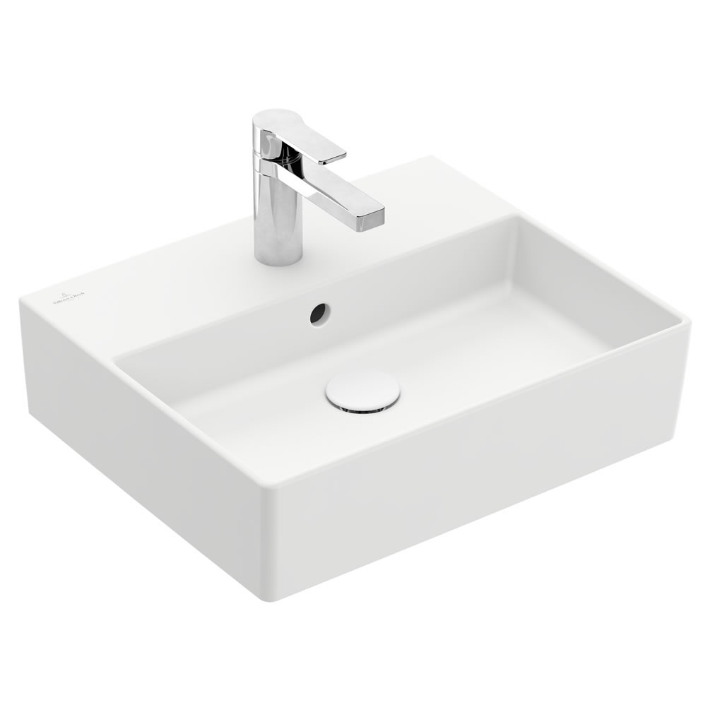 Cutout image of Villeroy & Boch Memento 2.0 500mm Stone White Countertop Basin