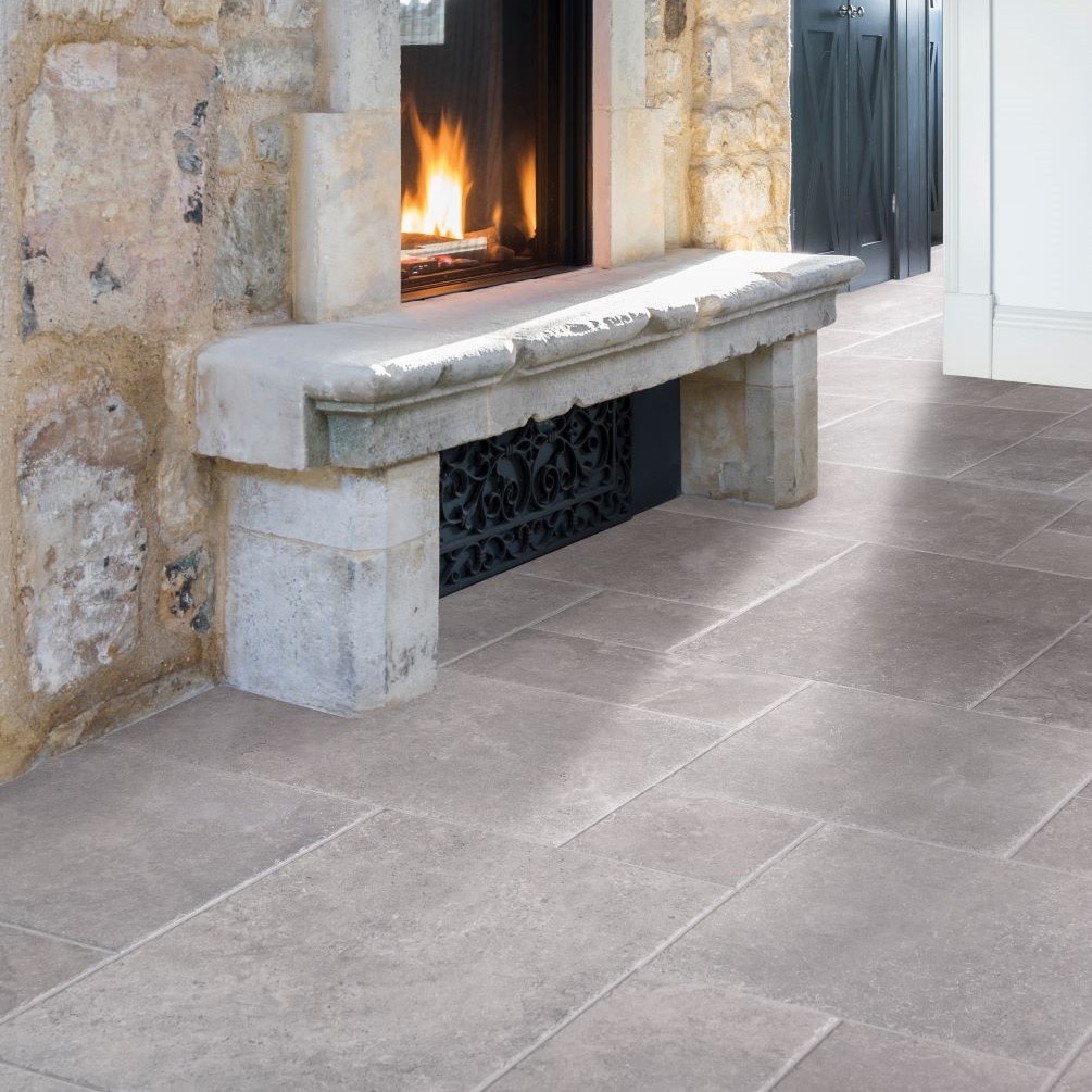 Lifestyle image of Cotehele Porcelain Grey 400mm x 600mm