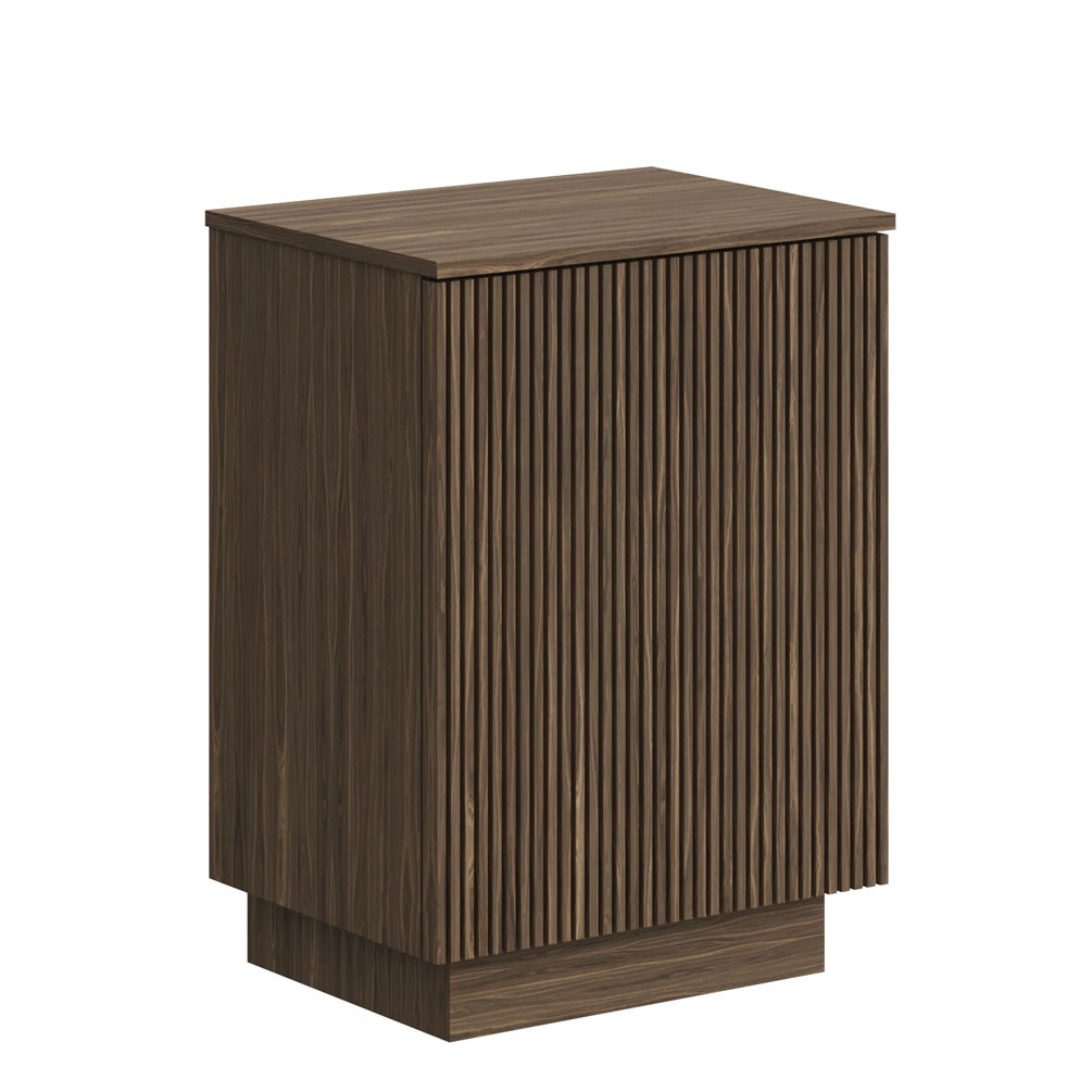 Crosswater Limit Royal Walnut 600mm Floorstanding Vanity Unit & Worktop