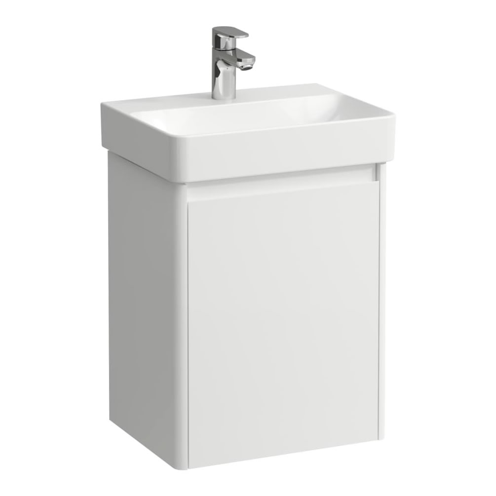 Cutout image of Laufen Base 2.0 Matt White 450mm Wall-Hung Vanity Unit & Basin