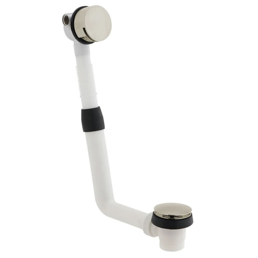 Cutout image of Vado Individual Brushed Nickel Clic-Clac Bath Filler Waste & Overflow