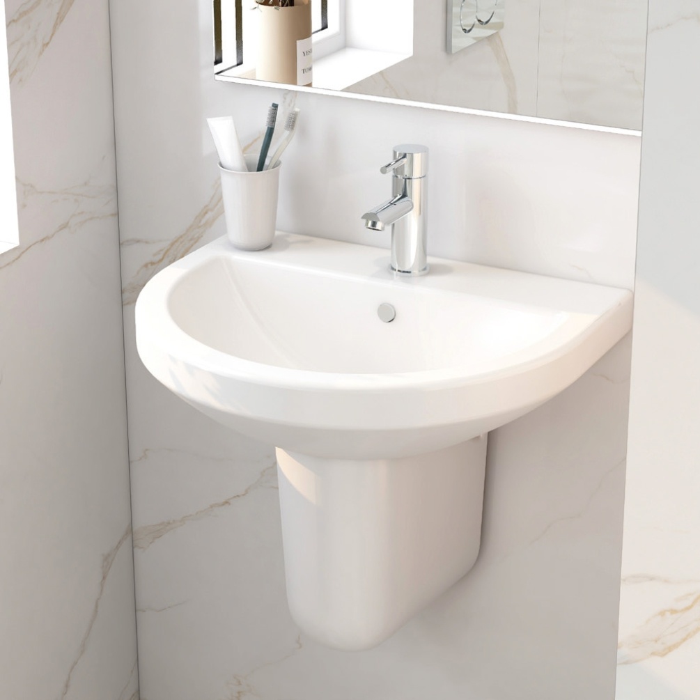 Imex Arco Semi Pedestal Basin Lifestyle 1