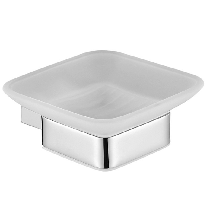 Image of The White Space Legend Soap Dish in Chrome