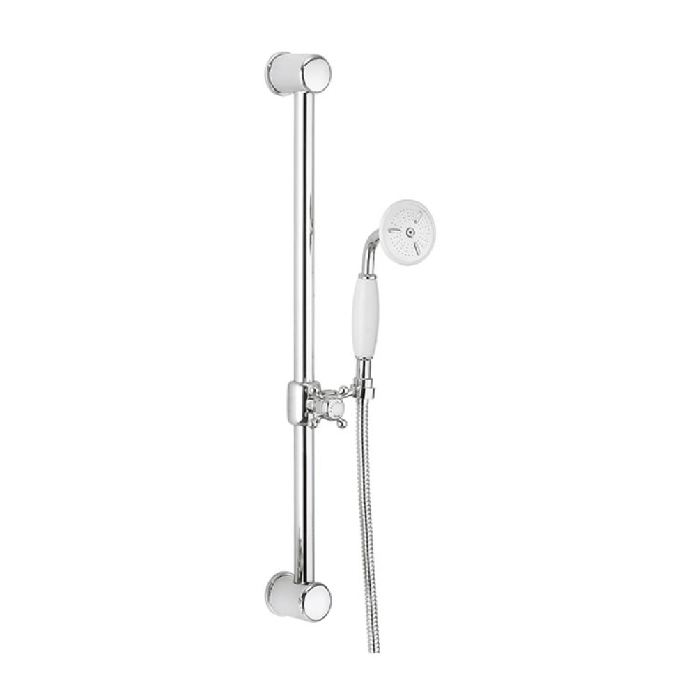 Crosswater Belgravia 600mm Slide Rail Kit with Handset and Hose - Image 1