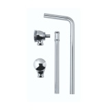 Cutout image of BC Sanitan Push Down Exposed Extended Bath Waste