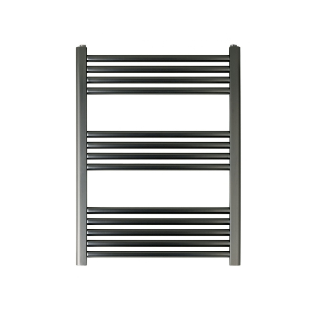 Cut out image of the JTP Vos Brushed Black 800mm x 600mm Heated Towel Radiator