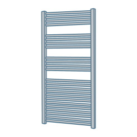 iconography image of a chrome radiator showing chrome and silver bathroom radiators and towel rails