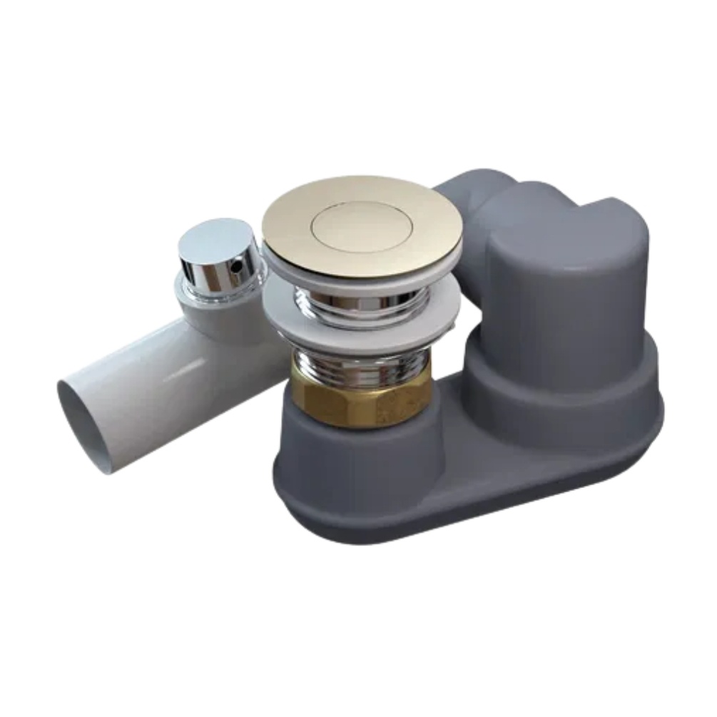 Cut out image of the Victoria + Albert Kit 40 Polished Nickel IntelliDrain Bath Waste