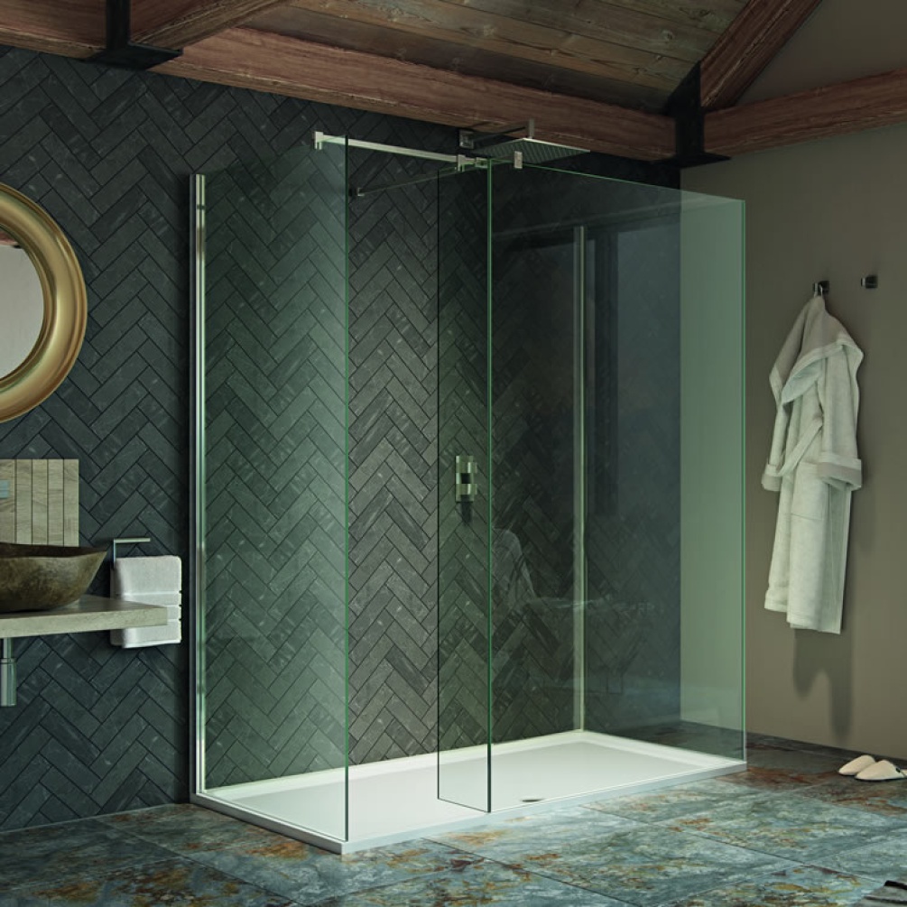 Kudos Ultimate 2 1700mm Three Sided Walk In Enclosure & Tray