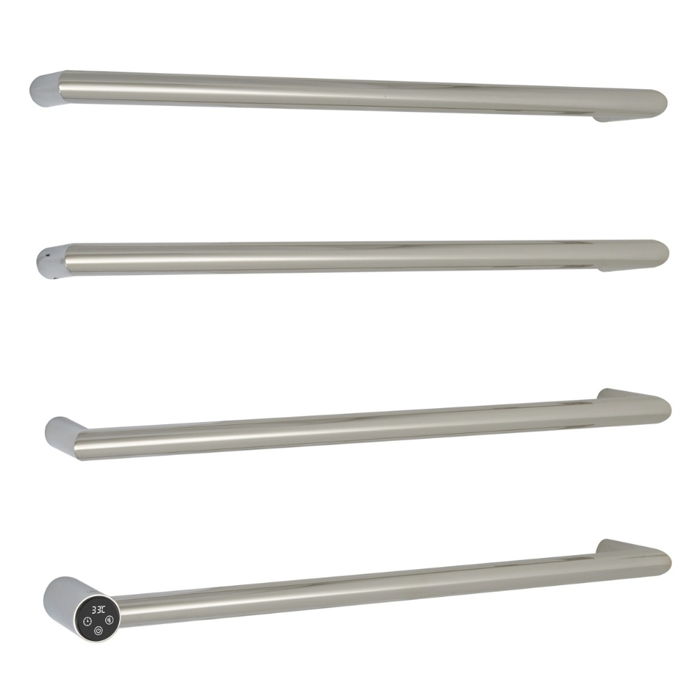 JTP Obi Chrome 600mm x 485mm Electric Designer Towel Radiator Cut Out