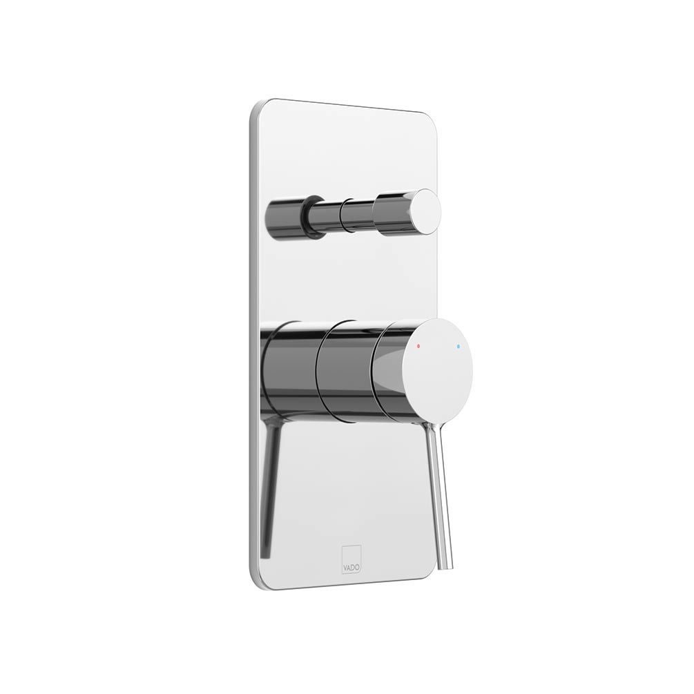 Vado Safari Chrome 2 Outlet Manual Shower Valve With Diverter
