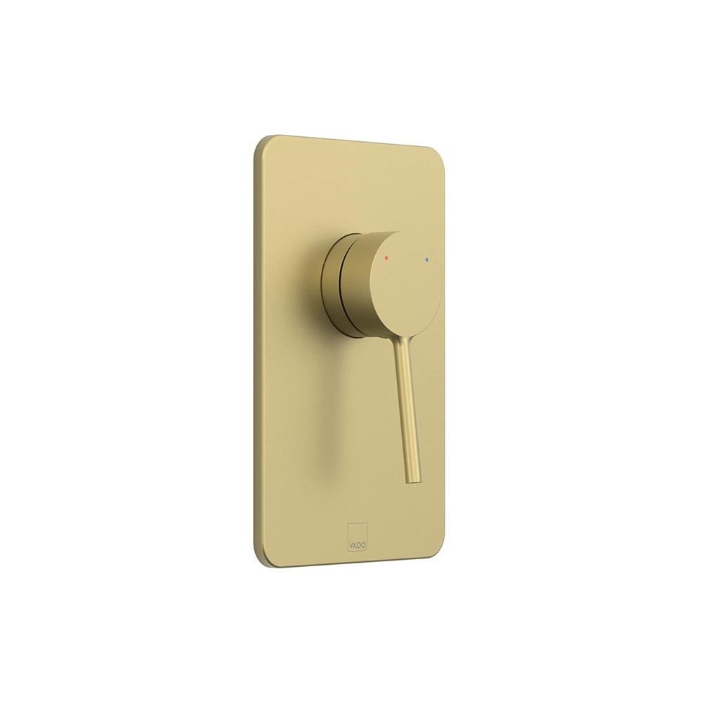 Vado Safari Satin Brass 1 Outlet Manual Shower Valve
