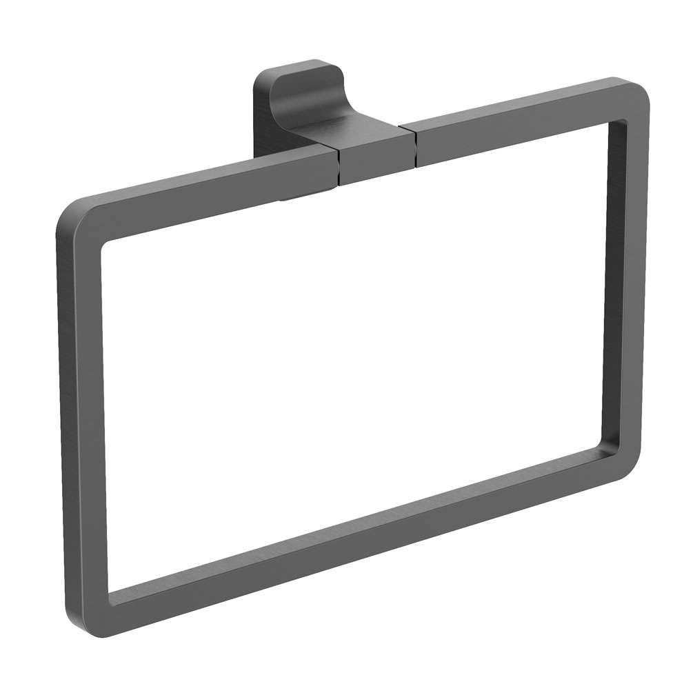Cutout image of Crosswater Rotar Slate Towel Ring