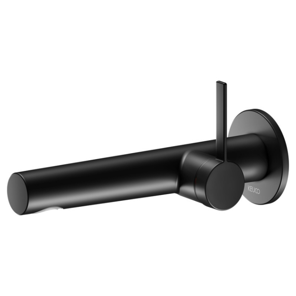 Product Cut out image of Keuco IXMO Pure Wall Mounted Single Lever Basin Mixer 59516 371101