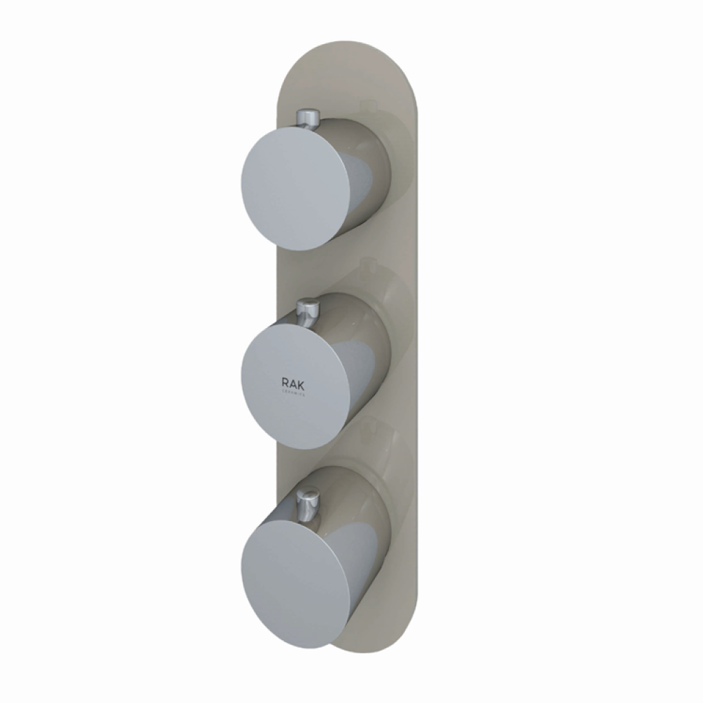 Photo of RAK Feeling Round Dual Shower Valve in Cappuccino