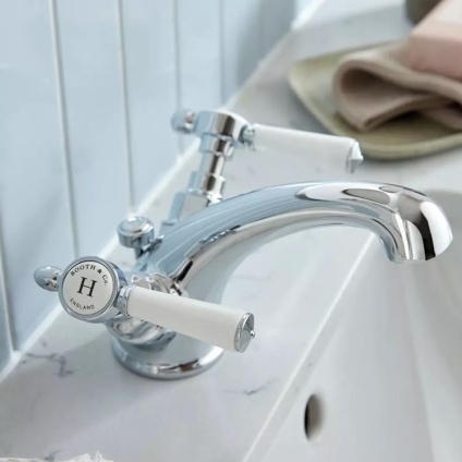 Lifestyle image of Booth & Co. Axbridge Lever Basin Mono Tap