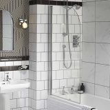 Photo of Heritage Sherborne Curved Bath Screen
