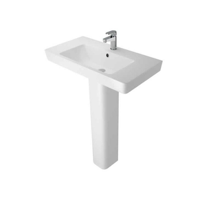 Photo of The White Space 800mm Basin & Full Pedestal