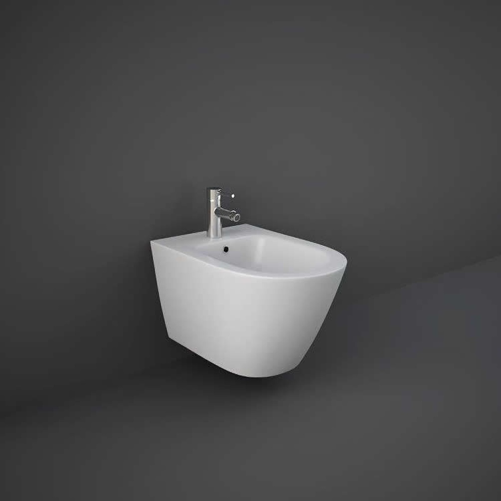 Photo Of RAK Feeling Matt White Wall Hung Bidet