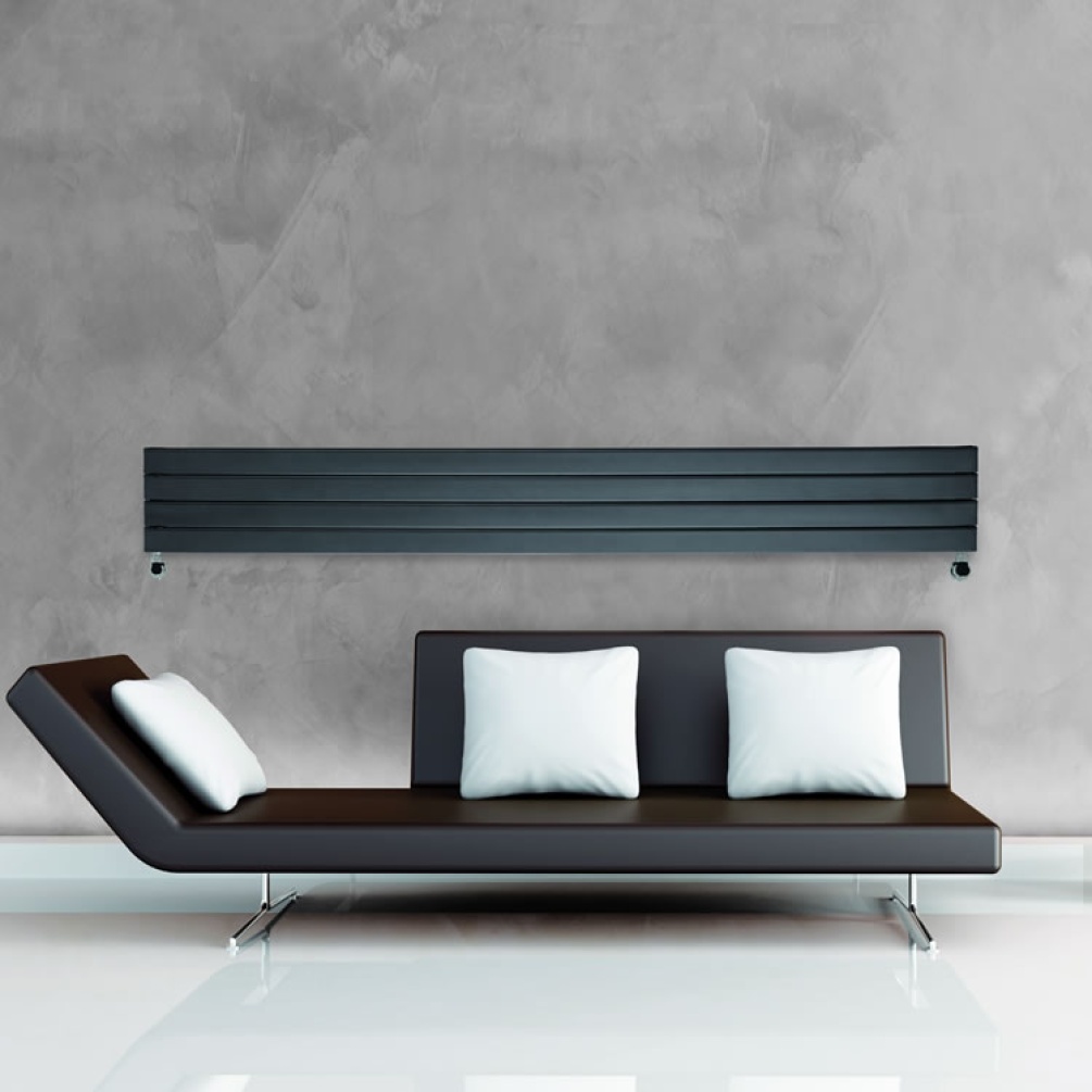 Lifestyle image of Lazzarini Livorno Anthracite Towel Radiator