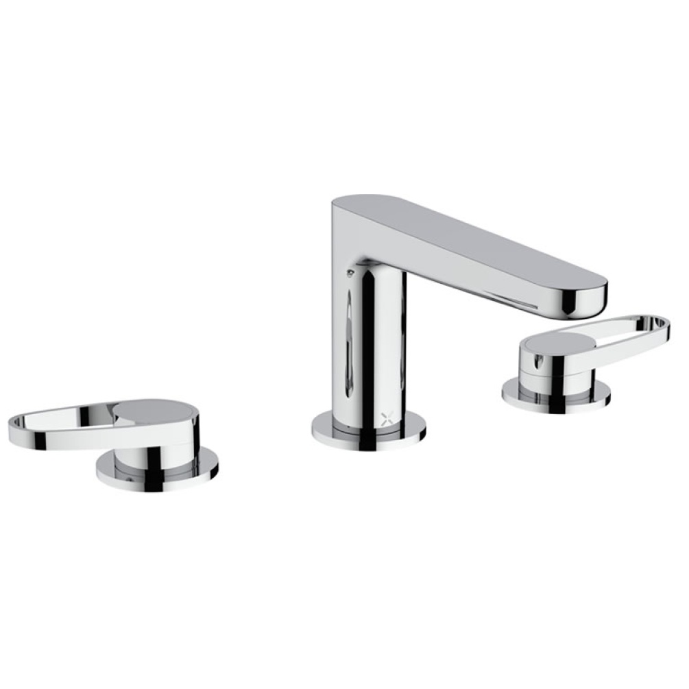 Crosswater Lazo Chrome Deck Mounted Basin 3 Hole Set