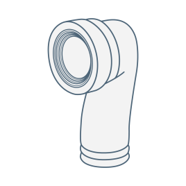 iconography image of a toilet pan connector