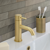 Lifestyle Photo of JTP Vos Brushed Brass Single Lever Basin Mixer