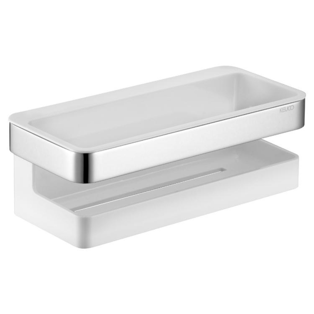 Product Cut out image of Keuco Collection Moll Chrome Shower Basket 12758 010000