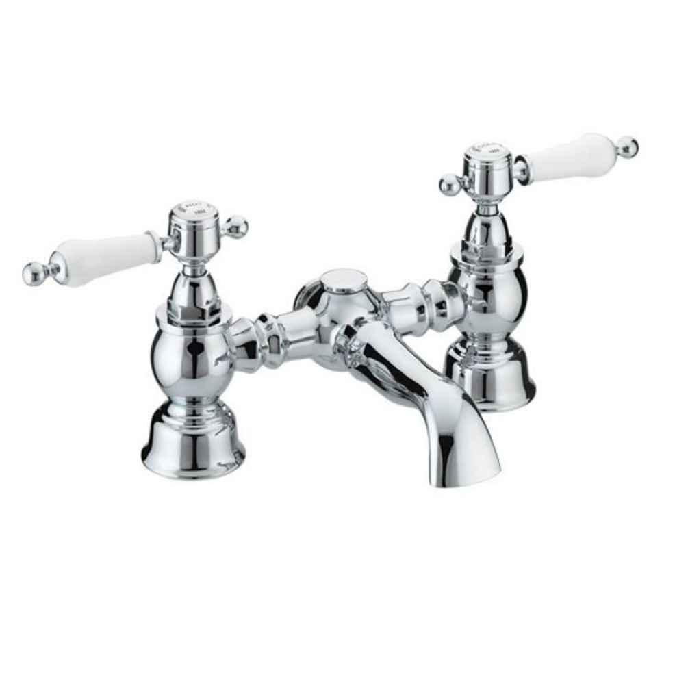 Heritage Glastonbury Bath Filler Chrome Finish Image